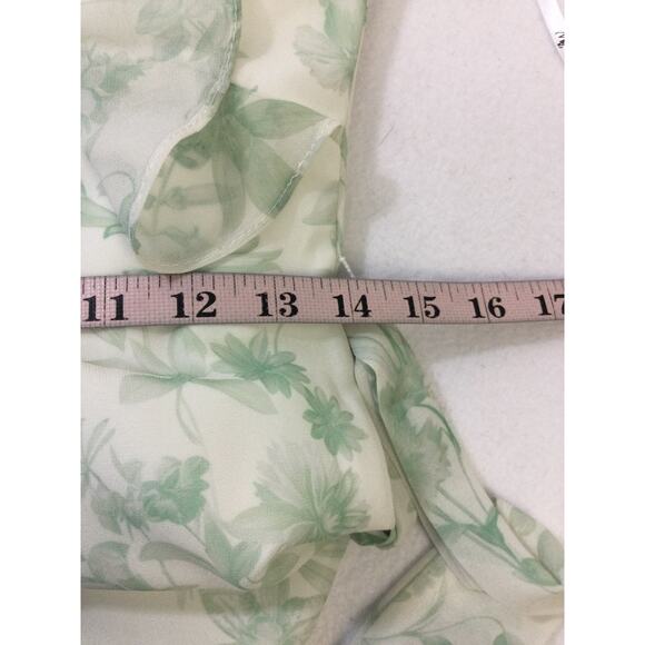 AW BRIDAL 6 S verdant wilds green floral Celia spring party maxi dress 0b5 - Picture 7 of 9